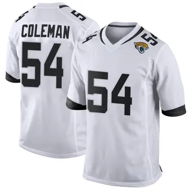 Men's Nike Jacksonville Jaguars DJ Coleman Jersey - White Game