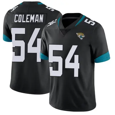 Men's Nike Jacksonville Jaguars DJ Coleman Vapor Untouchable Jersey - Black Limited