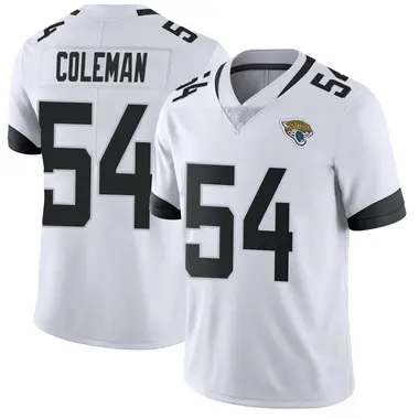 Men's Nike Jacksonville Jaguars DJ Coleman Vapor Untouchable Jersey - White Limited