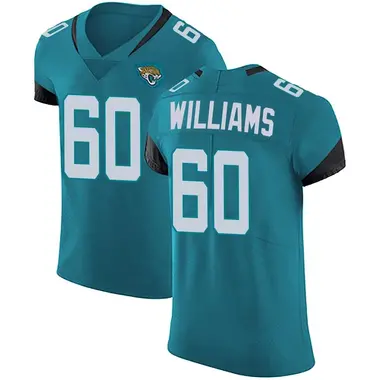 Men's Nike Darryl Williams Teal Jacksonville Jaguars Game Player Jersey Size: Large