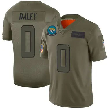 Men's Nike Jacksonville Jaguars Dennis Daley 2019 Salute to Service Jersey - Camo Limited