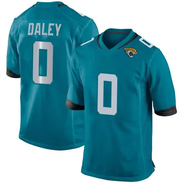 Men's Nike Jacksonville Jaguars Dennis Daley Jersey - Teal Game