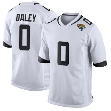 Men's Nike Jacksonville Jaguars Dennis Daley Jersey - White Game