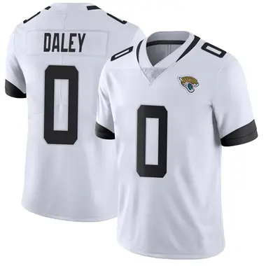 Men's Nike Jacksonville Jaguars Dennis Daley Vapor Untouchable Jersey - White Limited