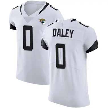 Men's Nike Jacksonville Jaguars Dennis Daley Vapor Untouchable Road Jersey - White Elite