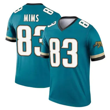 Men's Nike Jacksonville Jaguars Denzel Mims Prowler Throwback Jersey - Teal Legend