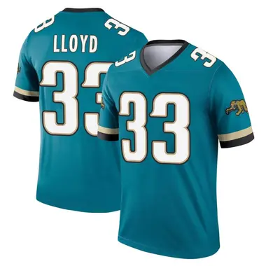 Men's Nike Jacksonville Jaguars Devin Lloyd Prowler Throwback Jersey - Teal Legend