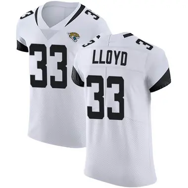 Men's Nike Jacksonville Jaguars Devin Lloyd Vapor Untouchable Road Jersey - White Elite