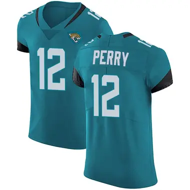 Men's Nike Jacksonville Jaguars E.J. Perry Vapor Untouchable Alternate Jersey - Teal Elite