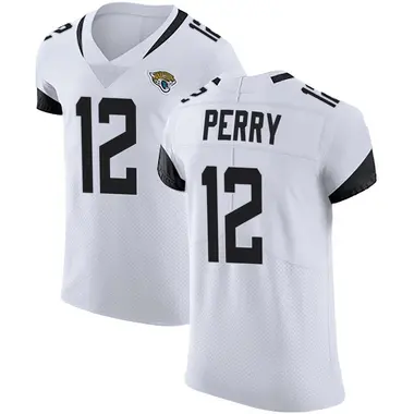 Men's Nike Jacksonville Jaguars E.J. Perry Vapor Untouchable Road Jersey - White Elite