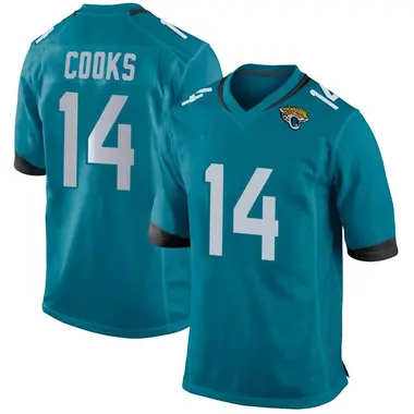 Men's Nike Jacksonville Jaguars Elijah Cooks Jersey - Teal Game