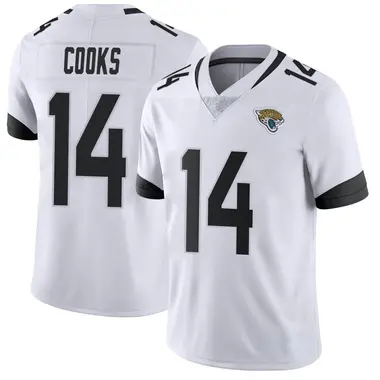 Men's Nike Jacksonville Jaguars Elijah Cooks Vapor Untouchable Jersey - White Limited