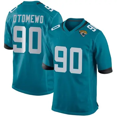 Men's Nike Jacksonville Jaguars Esezi Otomewo Jersey - Teal Game