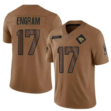 Men's Nike Jacksonville Jaguars Evan Engram 2023 Salute To Service Jersey - Brown Limited