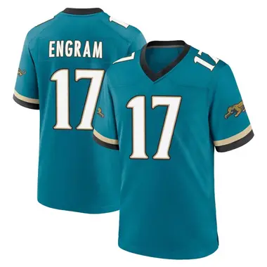 Men's Nike Jacksonville Jaguars Evan Engram Prowler Throwback Jersey - Teal Game