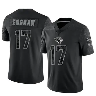 Men's Nike Jacksonville Jaguars Evan Engram Reflective Jersey - Black Limited