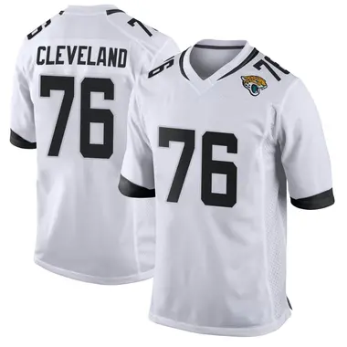 Men's Nike Jacksonville Jaguars Ezra Cleveland Jersey - White Game