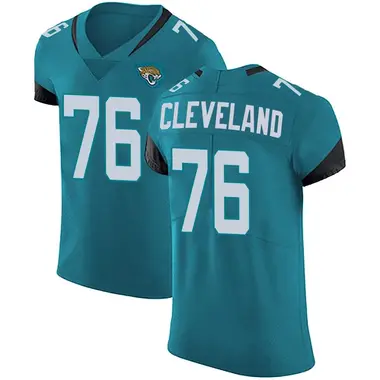 Men's Nike Jacksonville Jaguars Ezra Cleveland Vapor Untouchable Alternate Jersey - Teal Elite