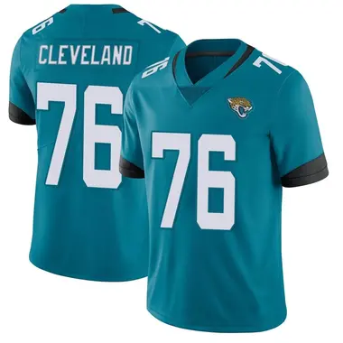 Men's Nike Jacksonville Jaguars Ezra Cleveland Vapor Untouchable Jersey - Teal Limited