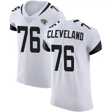 Men's Nike Jacksonville Jaguars Ezra Cleveland Vapor Untouchable Road Jersey - White Elite