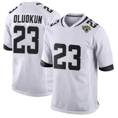 Men's Nike Jacksonville Jaguars Foyesade Oluokun Jersey - White Game