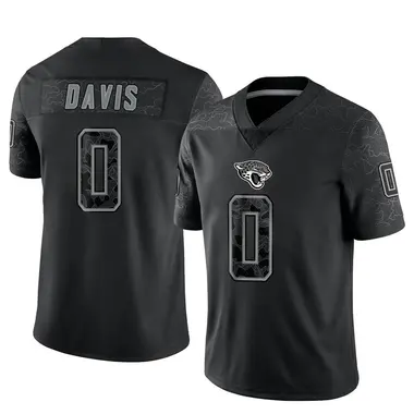 Men's Nike Jacksonville Jaguars Gabe Davis Reflective Jersey - Black Limited