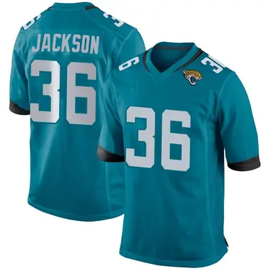 Men's Nike Jacksonville Jaguars Jalen Jackson Jersey - Teal Game