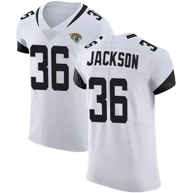 Men's Nike Jacksonville Jaguars Jalen Jackson Vapor Untouchable Road Jersey - White Elite