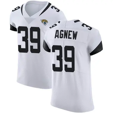 Men's Nike Jacksonville Jaguars Jamal Agnew Vapor Untouchable Road Jersey - White Elite