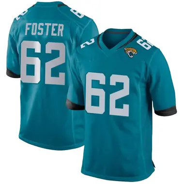 Men's Nike Jacksonville Jaguars Javon Foster Jersey - Teal Game