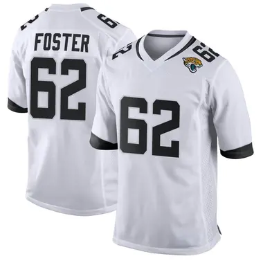 Men's Nike Jacksonville Jaguars Javon Foster Jersey - White Game