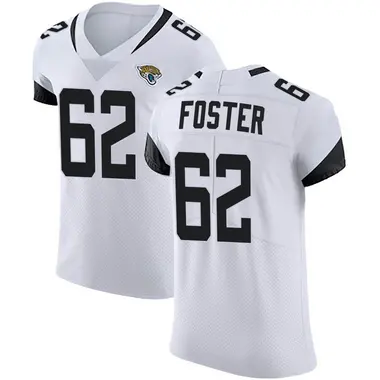 Men's Nike Jacksonville Jaguars Javon Foster Vapor Untouchable Road Jersey - White Elite