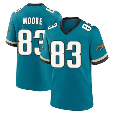 Men's Nike Jacksonville Jaguars Jaylon Moore Prowler Throwback Jersey - Teal Game