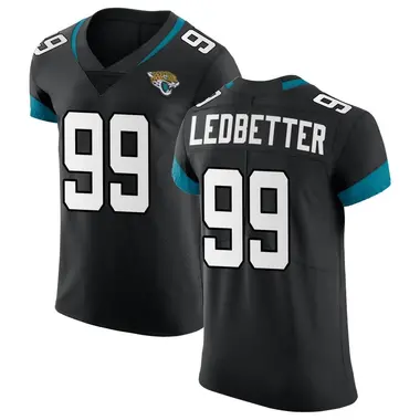 Men's Nike Jacksonville Jaguars Jeremiah Ledbetter Vapor Untouchable Jersey - Black Elite