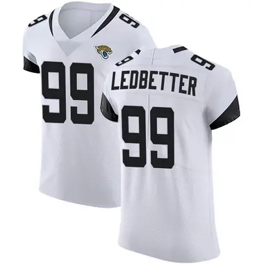 Logan Cooke Men's Nike White Jacksonville Jaguars Vapor Untouchable Elite Custom Jersey