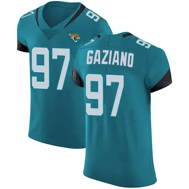 Men's Nike Jacksonville Jaguars Joe Gaziano Vapor Untouchable Alternate Jersey - Teal Elite