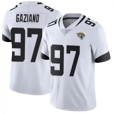 Men's Nike Jacksonville Jaguars Joe Gaziano Vapor Untouchable Jersey - White Limited