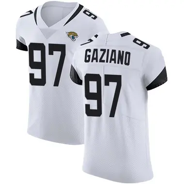 Men's Nike Jacksonville Jaguars Joe Gaziano Vapor Untouchable Road Jersey - White Elite