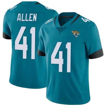 Men's Nike Jacksonville Jaguars Josh Hines-Allen Vapor Untouchable Jersey - Teal Limited