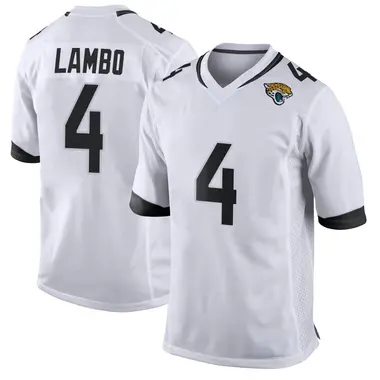 Jacksonville Jaguars Josh Lambo Black 25th Anniversary Game Jersey -  Bluefink