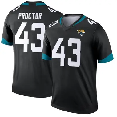 Men's Nike Jacksonville Jaguars Josh Proctor Jersey - Black Legend