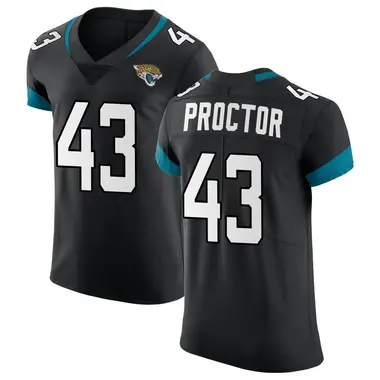 Men's Nike Jacksonville Jaguars Josh Proctor Vapor Untouchable Jersey - Black Elite