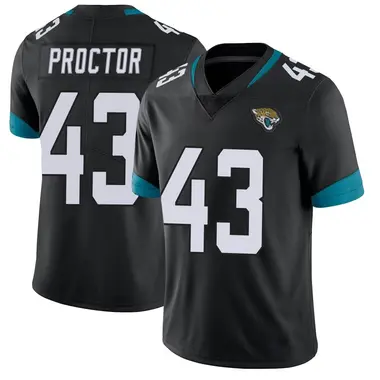 Men's Nike Jacksonville Jaguars Josh Proctor Vapor Untouchable Jersey - Black Limited