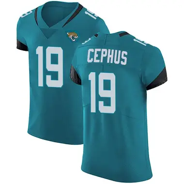 Men's Nike Jacksonville Jaguars Joshua Cephus Vapor Untouchable Alternate Jersey - Teal Elite