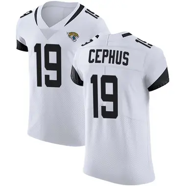 Men's Nike Jacksonville Jaguars Joshua Cephus Vapor Untouchable Road Jersey - White Elite