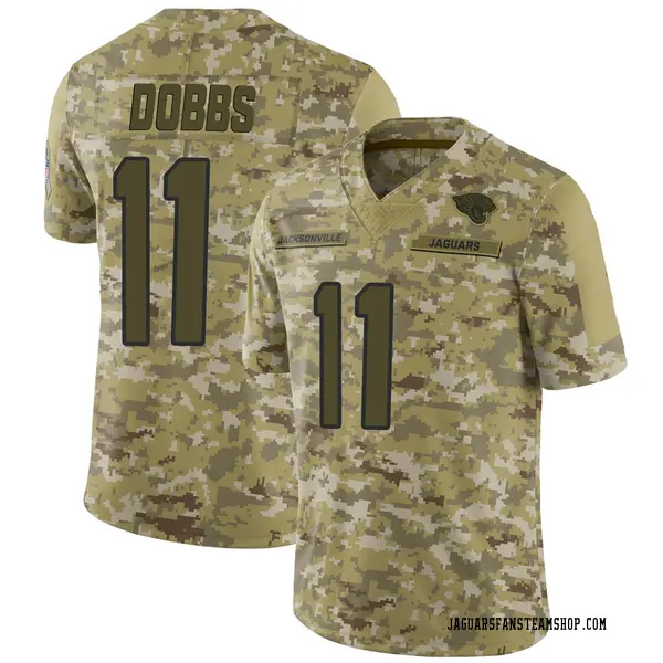 Men's Nike Jacksonville Jaguars Joshua Dobbs 2018 Salute to Service ...