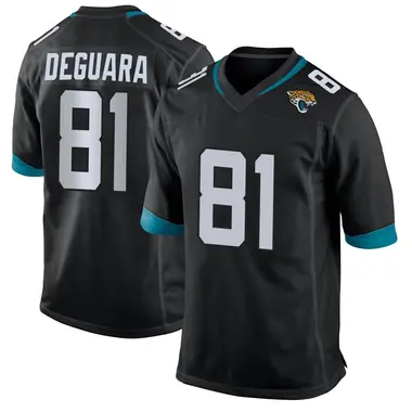 Men's Nike Jacksonville Jaguars Josiah Deguara Jersey - Black Game