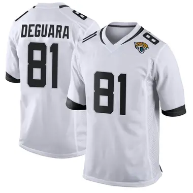 Men's Nike Jacksonville Jaguars Josiah Deguara Jersey - White Game