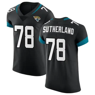 Men's Nike Jacksonville Jaguars Keaton Sutherland Vapor Untouchable Jersey - Black Elite