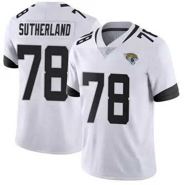 Men's Nike Jacksonville Jaguars Keaton Sutherland Vapor Untouchable Jersey - White Limited